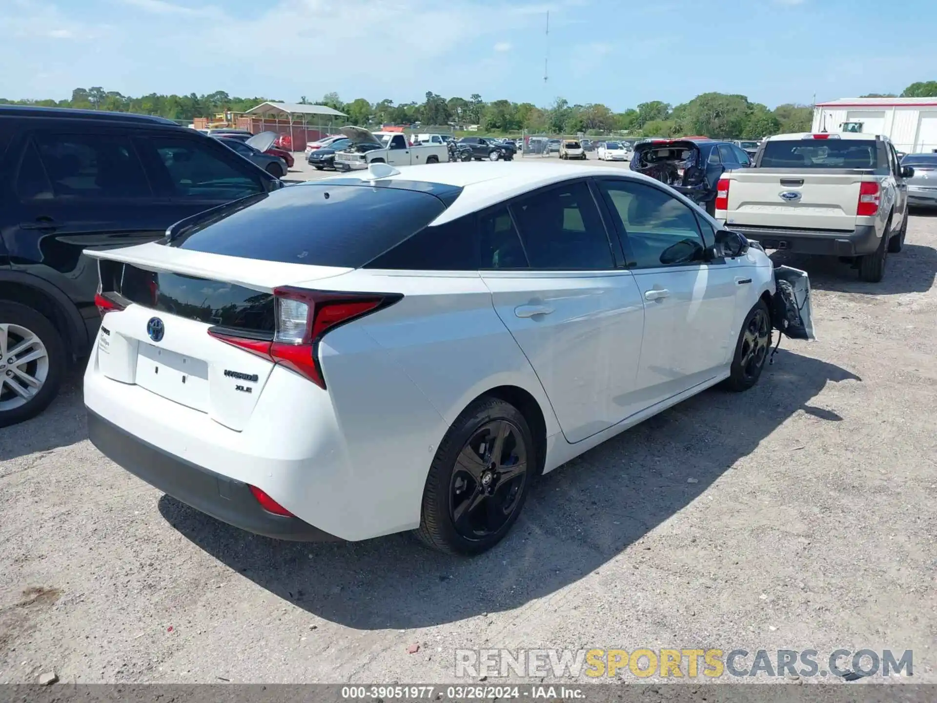 4 Photograph of a damaged car JTDKAMFU2M3128591 TOYOTA PRIUS 2021