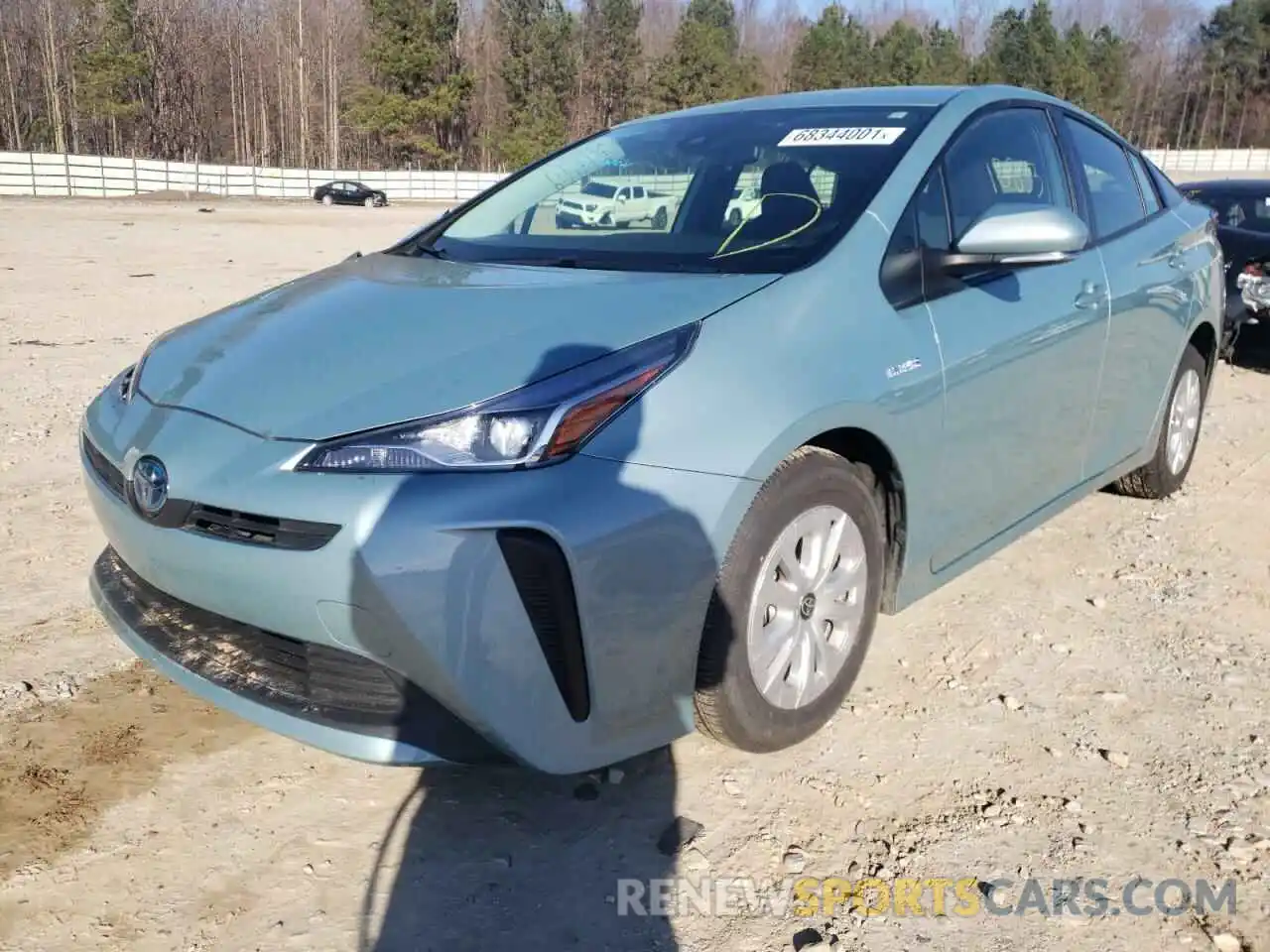 2 Фотография поврежденного автомобиля JTDKAMFU2M3129515 TOYOTA PRIUS 2021