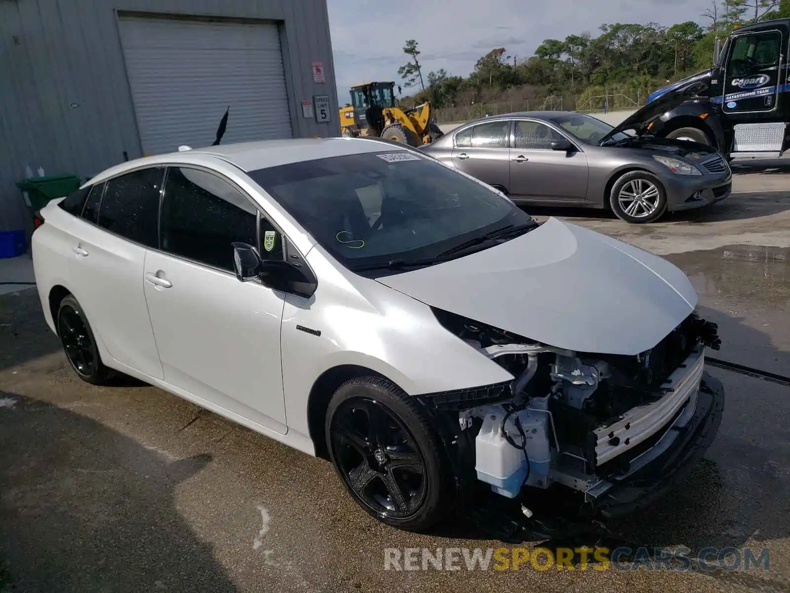 1 Photograph of a damaged car JTDKAMFU2M3130129 TOYOTA PRIUS 2021