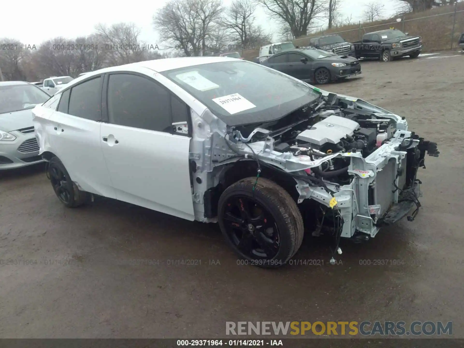 1 Photograph of a damaged car JTDKAMFU2M3130292 TOYOTA PRIUS 2021