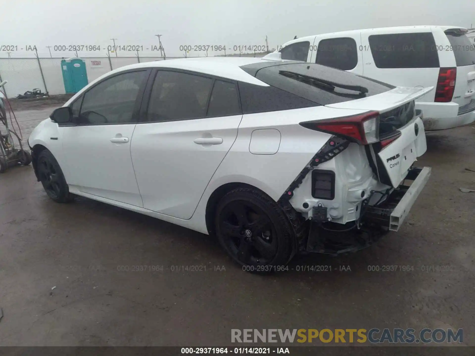 3 Photograph of a damaged car JTDKAMFU2M3130292 TOYOTA PRIUS 2021