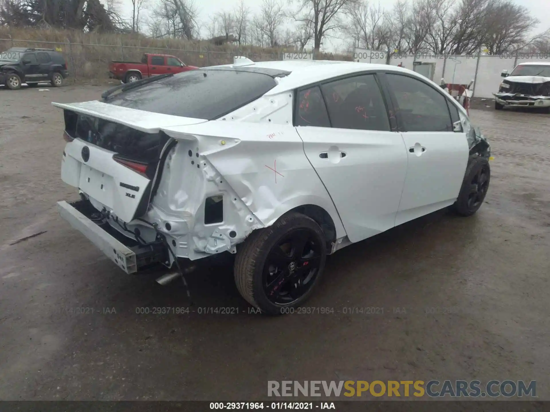 4 Photograph of a damaged car JTDKAMFU2M3130292 TOYOTA PRIUS 2021