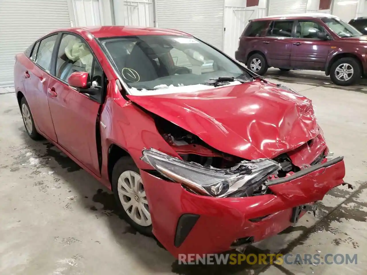 1 Photograph of a damaged car JTDKAMFU2M3130583 TOYOTA PRIUS 2021