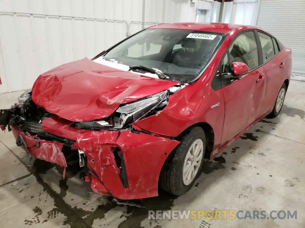 2 Photograph of a damaged car JTDKAMFU2M3130583 TOYOTA PRIUS 2021