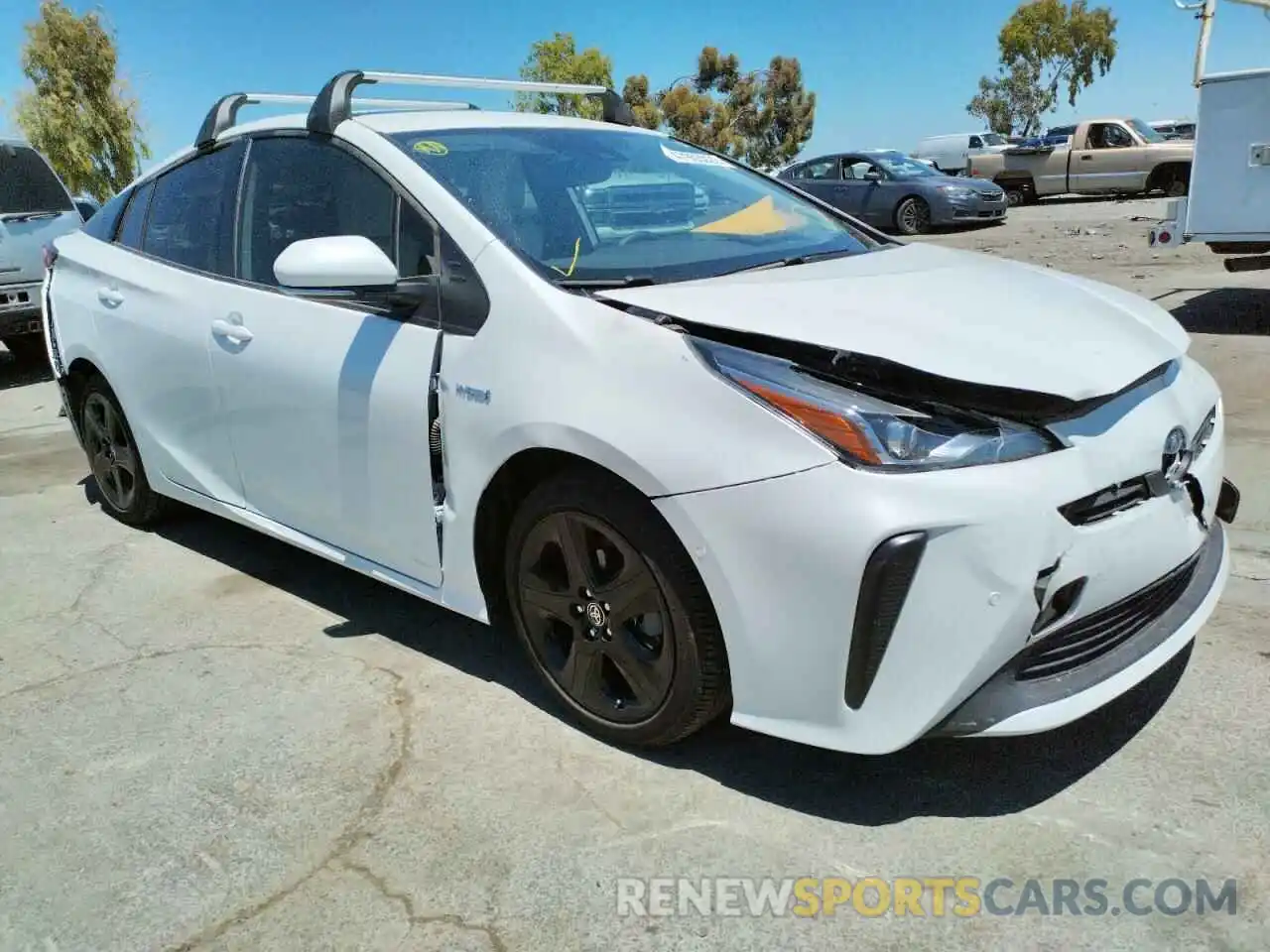 1 Photograph of a damaged car JTDKAMFU2M3130762 TOYOTA PRIUS 2021