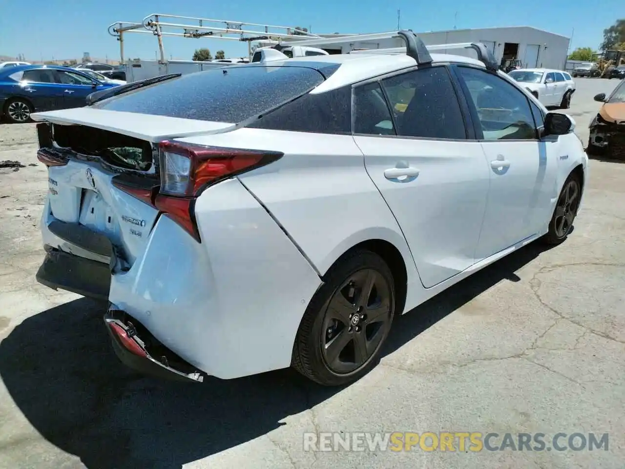 4 Photograph of a damaged car JTDKAMFU2M3130762 TOYOTA PRIUS 2021