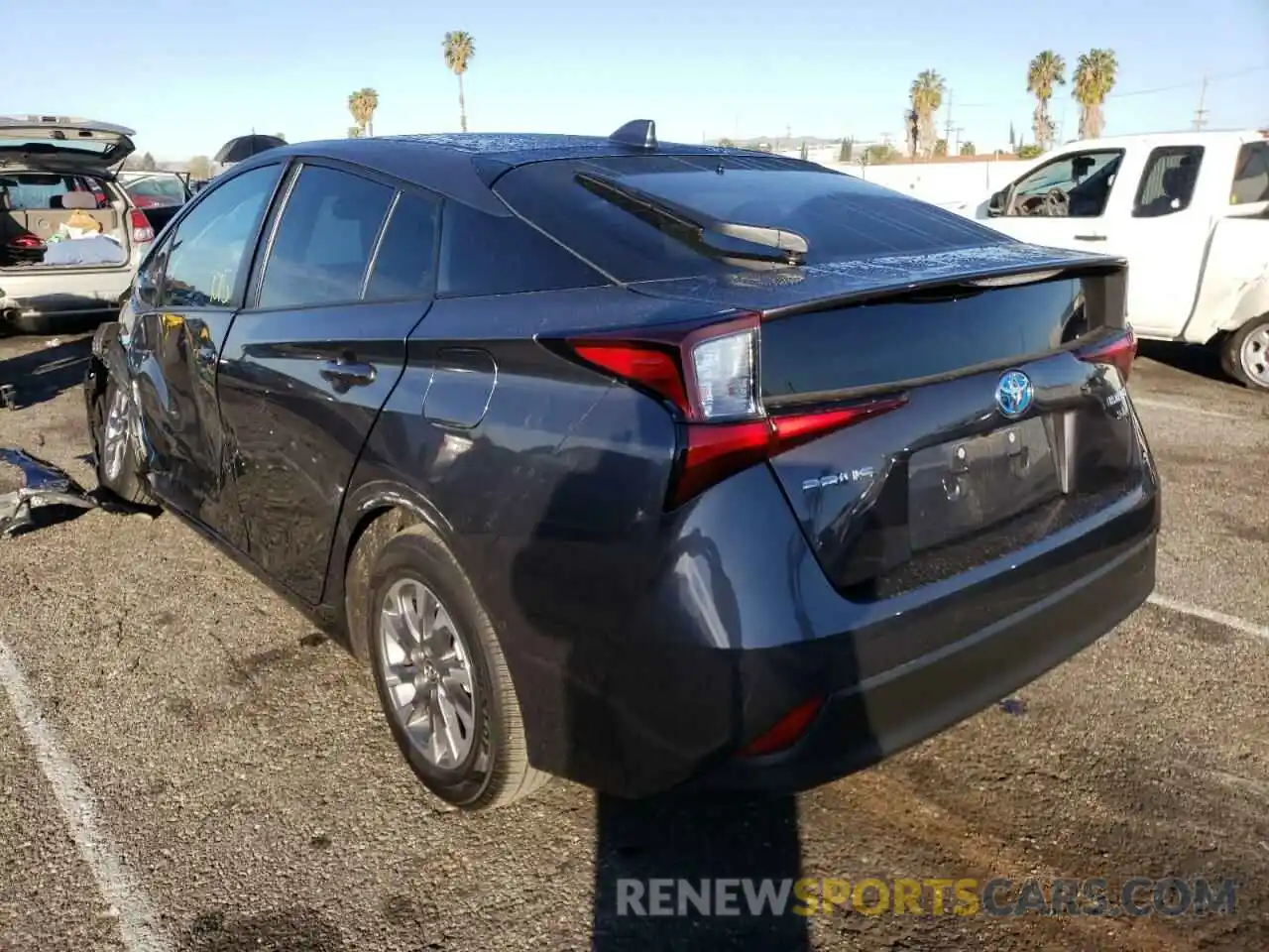 3 Photograph of a damaged car JTDKAMFU2M3133595 TOYOTA PRIUS 2021