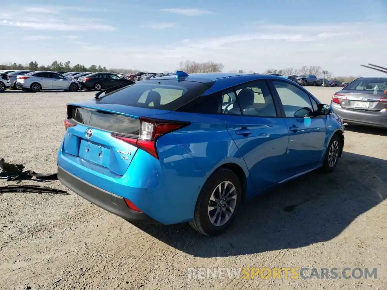 4 Photograph of a damaged car JTDKAMFU2M3136643 TOYOTA PRIUS 2021