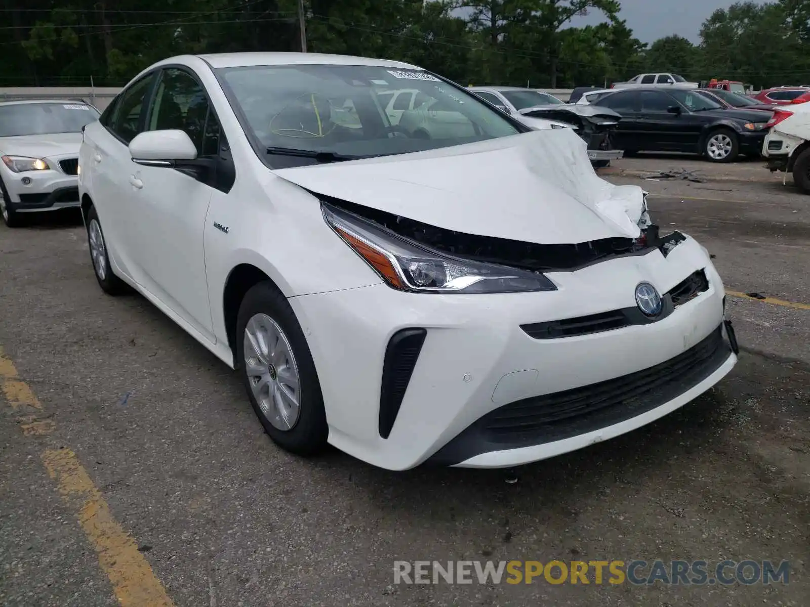 1 Photograph of a damaged car JTDKAMFU2M3140448 TOYOTA PRIUS 2021