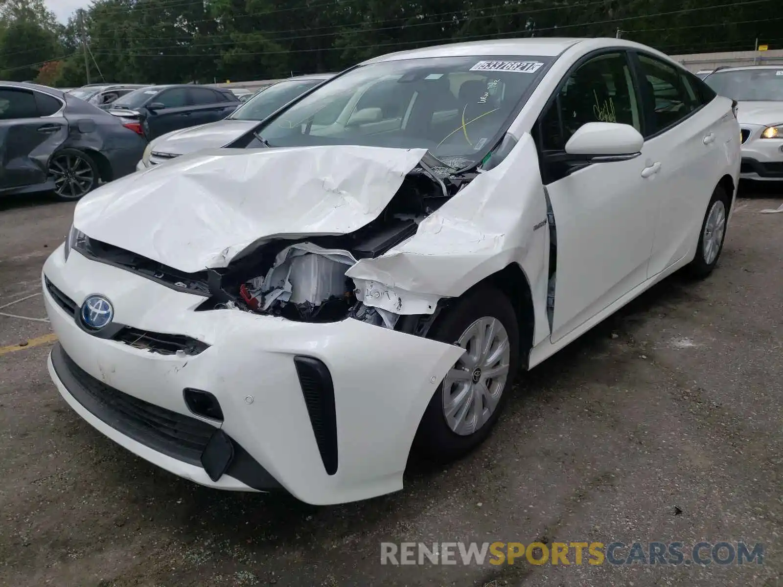 2 Photograph of a damaged car JTDKAMFU2M3140448 TOYOTA PRIUS 2021