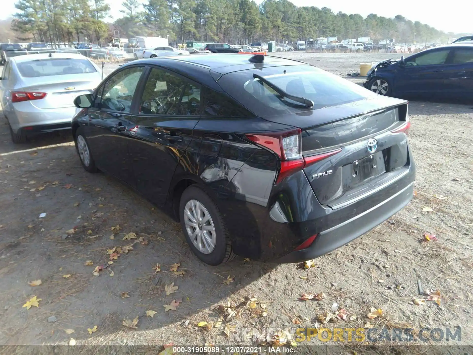 3 Photograph of a damaged car JTDKAMFU2M3142197 TOYOTA PRIUS 2021