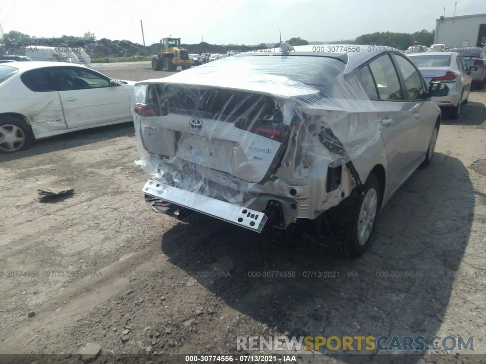 6 Photograph of a damaged car JTDKAMFU2M3143463 TOYOTA PRIUS 2021