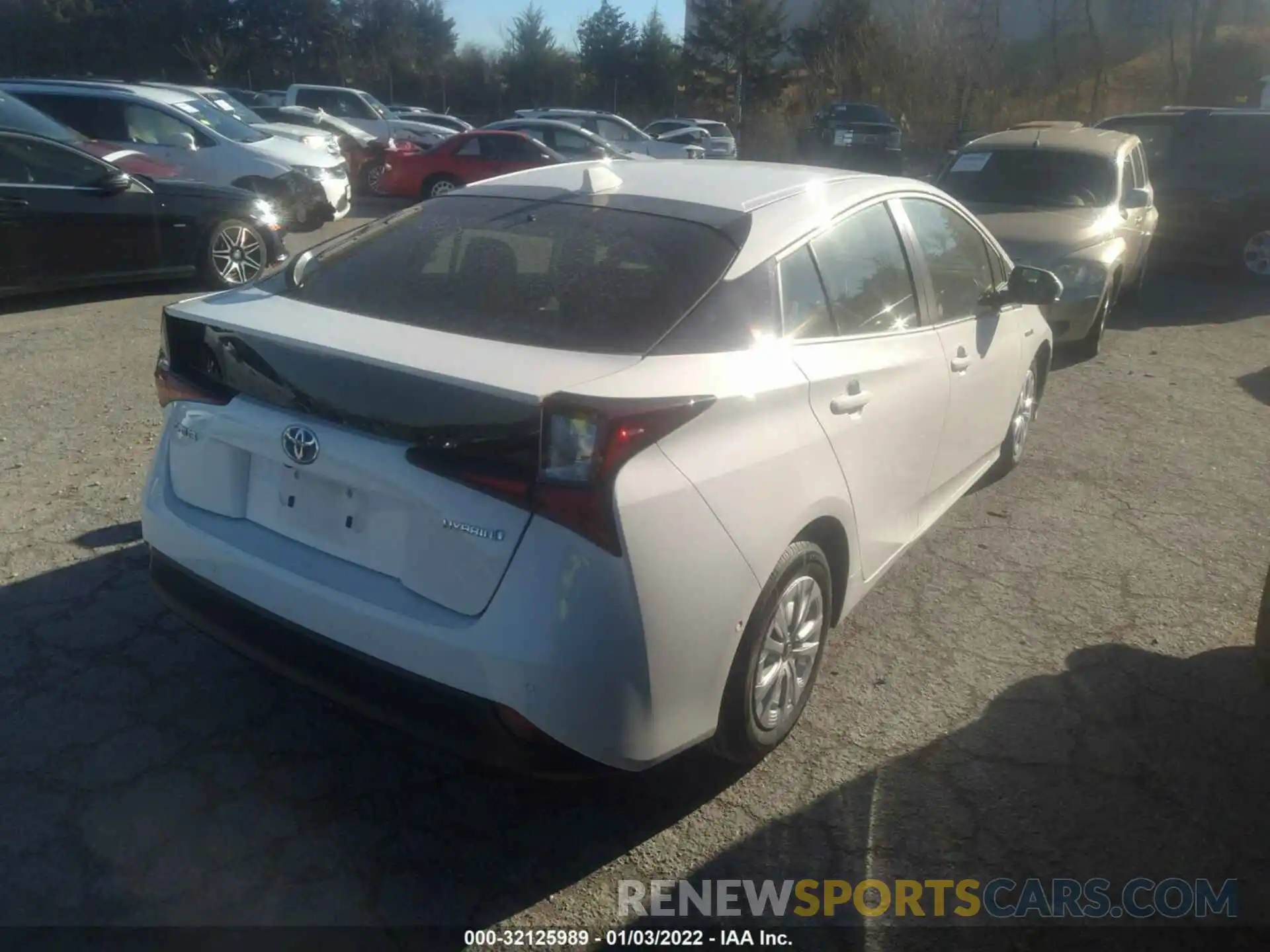 4 Photograph of a damaged car JTDKAMFU2M3144192 TOYOTA PRIUS 2021