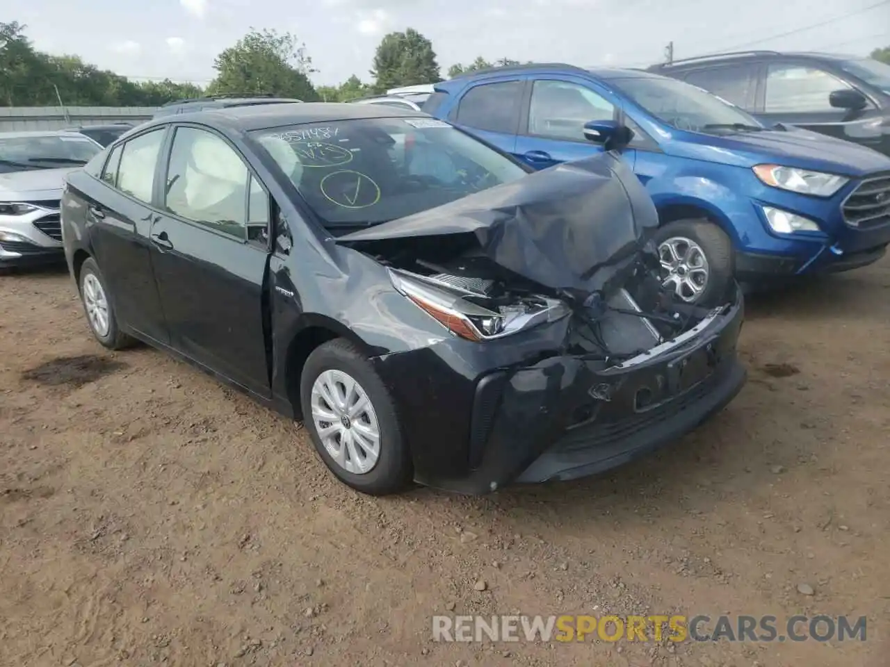 1 Photograph of a damaged car JTDKAMFU2M3144418 TOYOTA PRIUS 2021