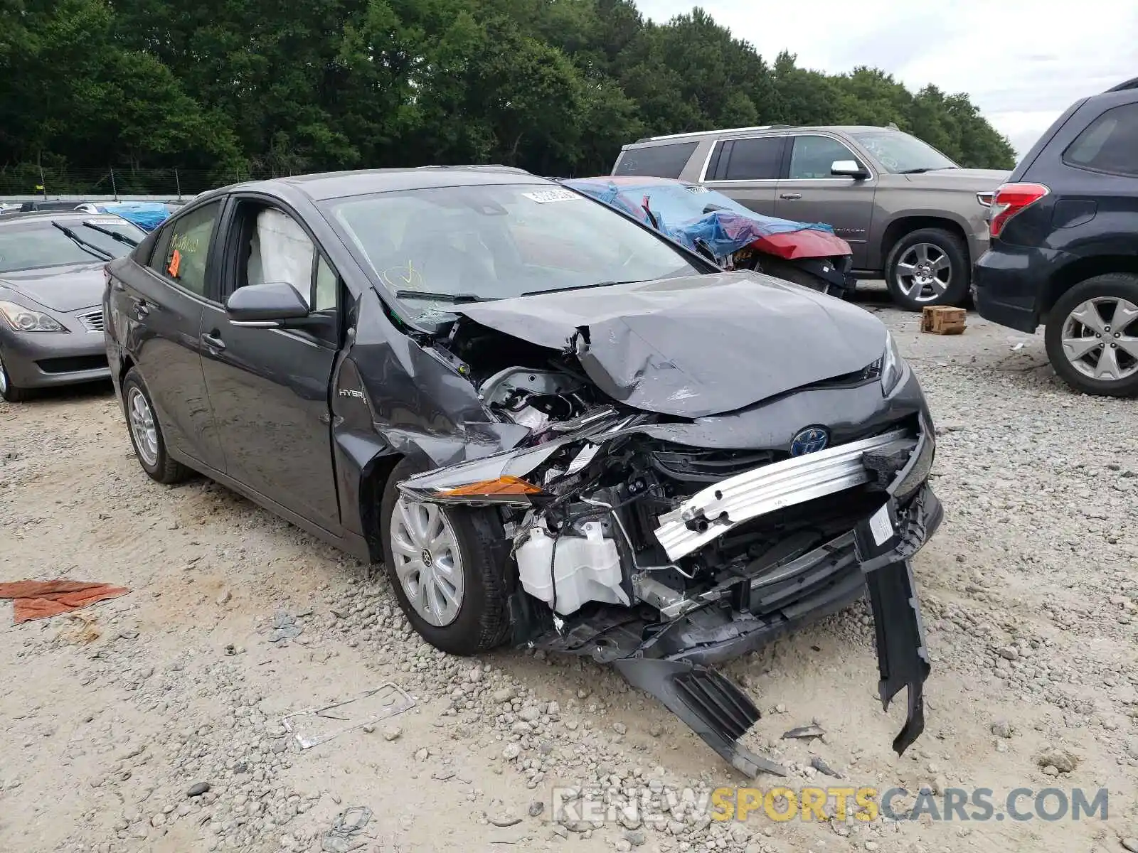 1 Photograph of a damaged car JTDKAMFU2M3145231 TOYOTA PRIUS 2021