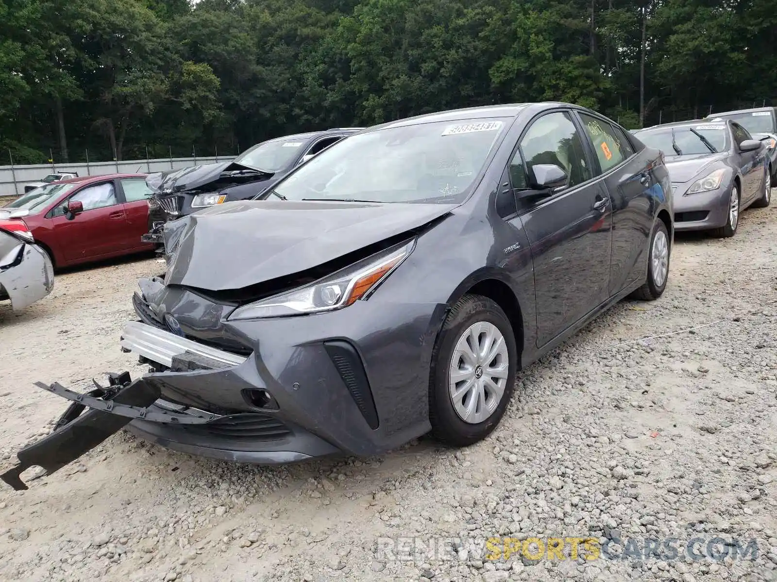 2 Photograph of a damaged car JTDKAMFU2M3145231 TOYOTA PRIUS 2021