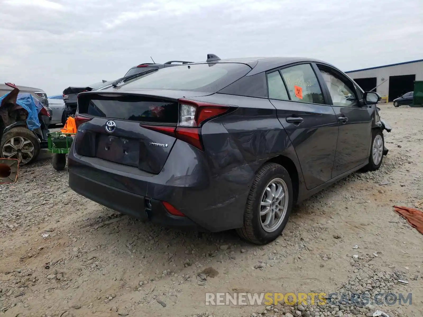 4 Photograph of a damaged car JTDKAMFU2M3145231 TOYOTA PRIUS 2021