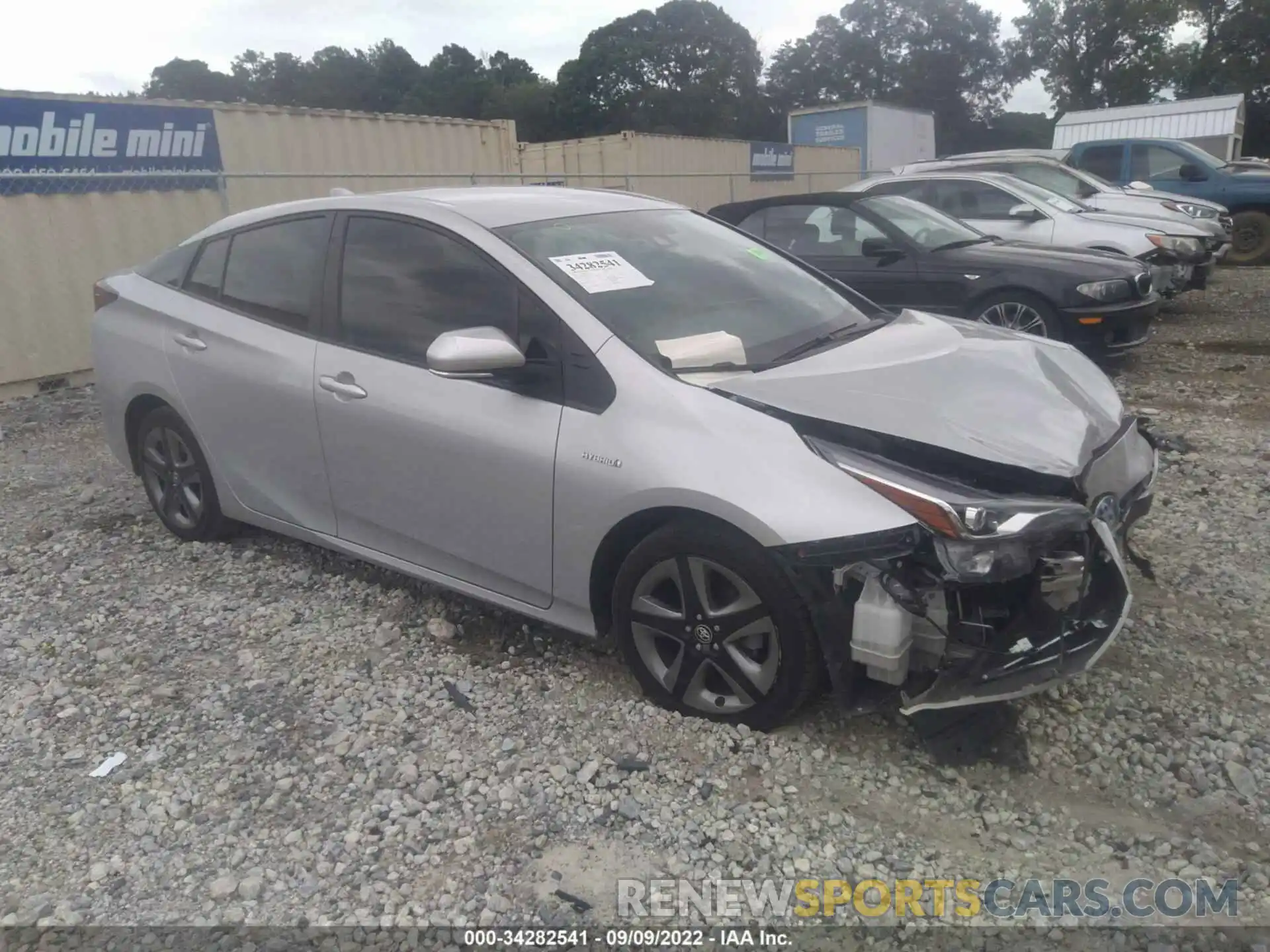 1 Photograph of a damaged car JTDKAMFU2M3145570 TOYOTA PRIUS 2021