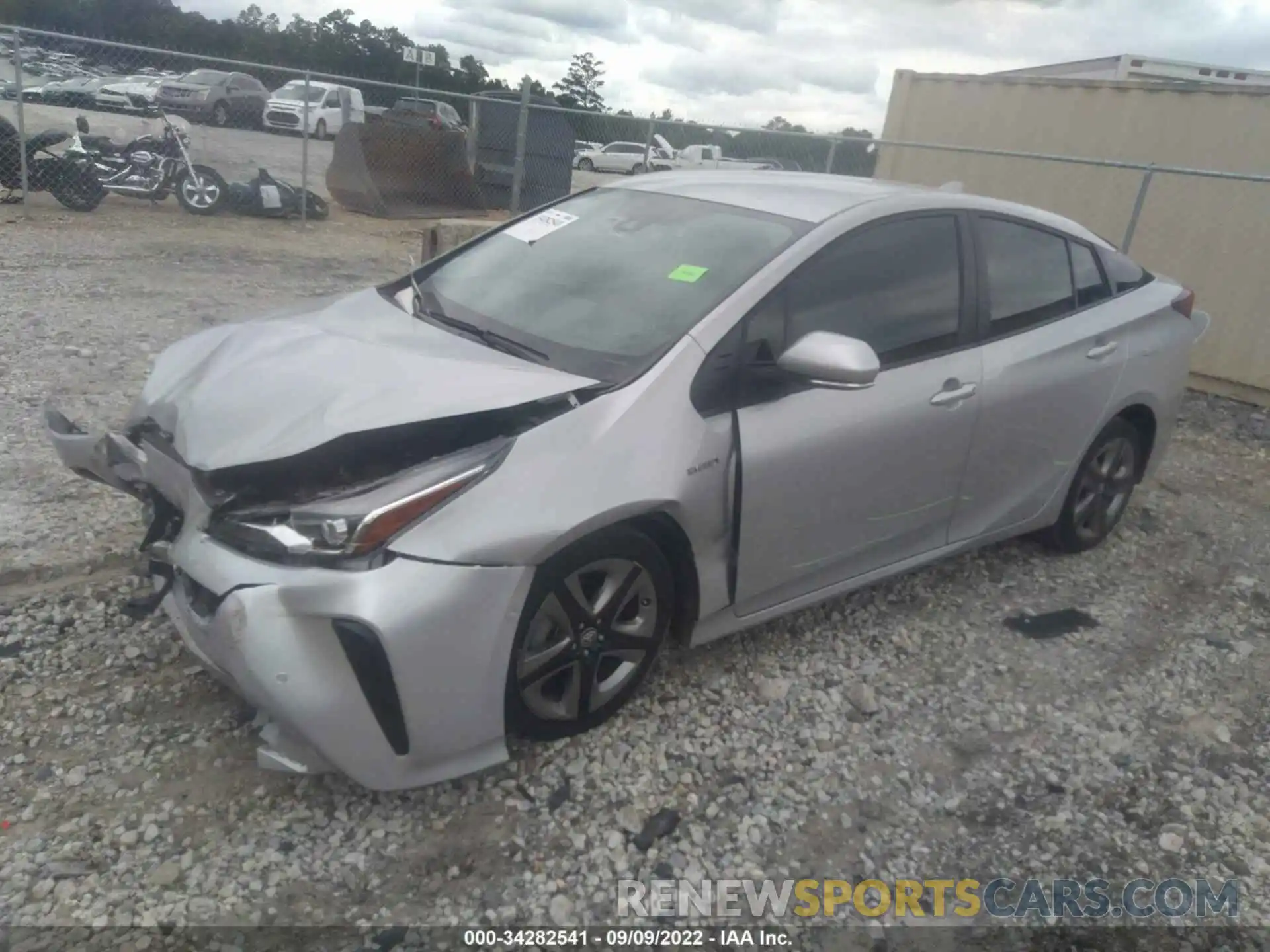 2 Photograph of a damaged car JTDKAMFU2M3145570 TOYOTA PRIUS 2021