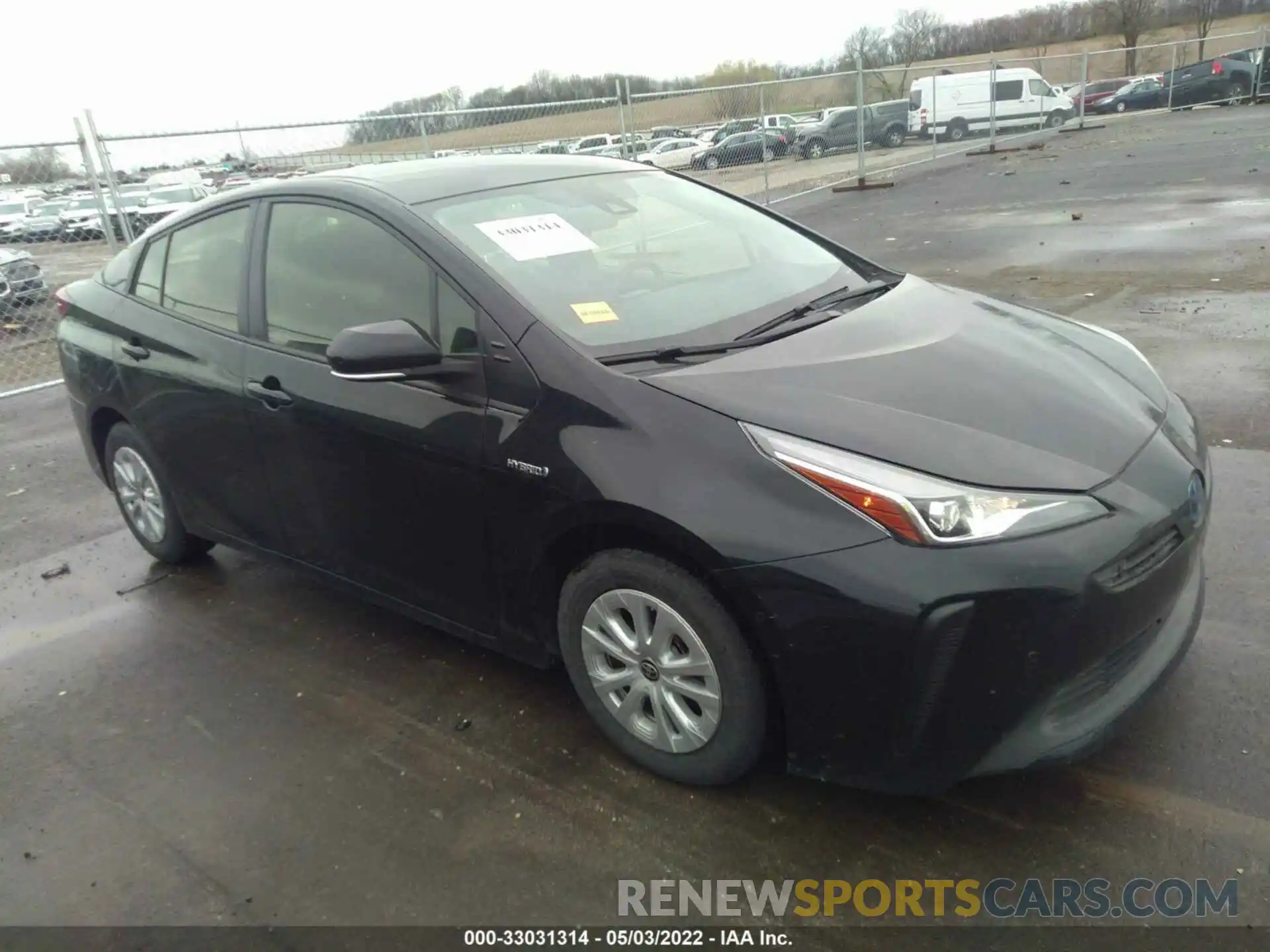 1 Photograph of a damaged car JTDKAMFU2M3147982 TOYOTA PRIUS 2021