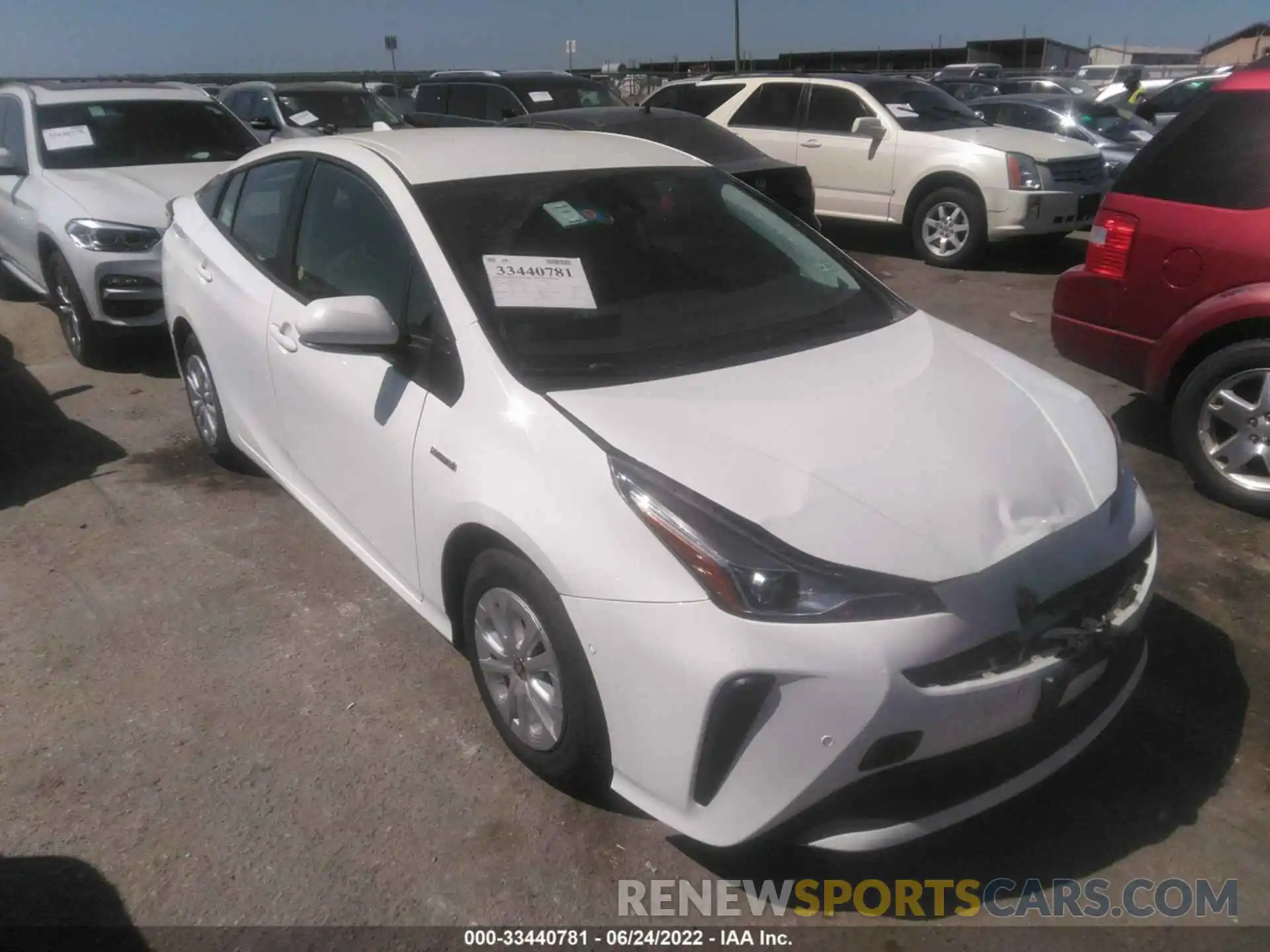 1 Photograph of a damaged car JTDKAMFU2M3148209 TOYOTA PRIUS 2021