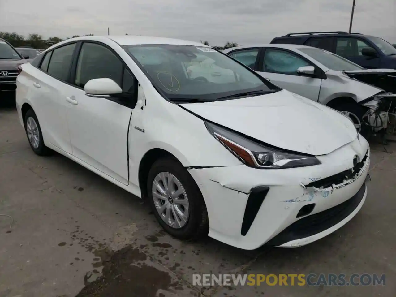 1 Фотография поврежденного автомобиля JTDKAMFU2M3148338 TOYOTA PRIUS 2021