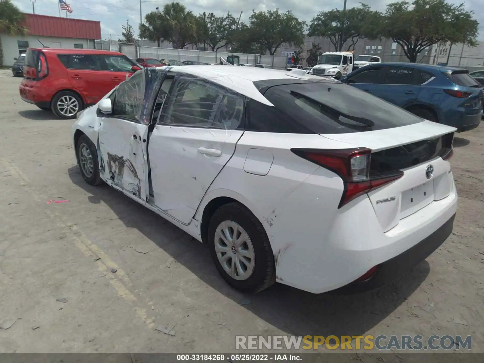 3 Photograph of a damaged car JTDKAMFU2M3148498 TOYOTA PRIUS 2021