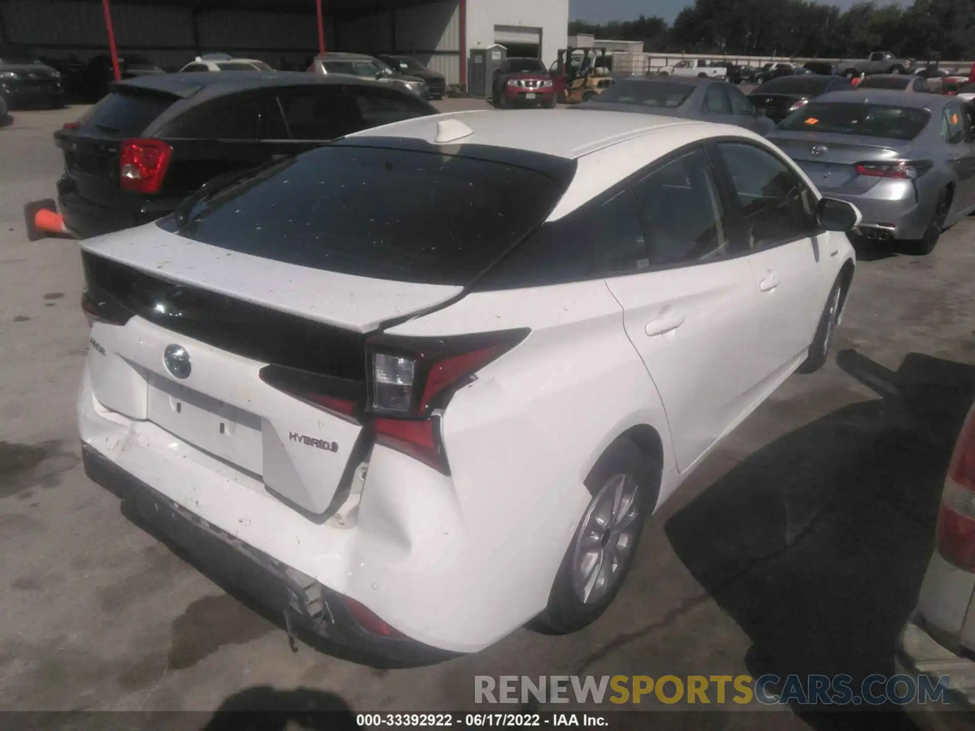 4 Photograph of a damaged car JTDKAMFU2M3148503 TOYOTA PRIUS 2021