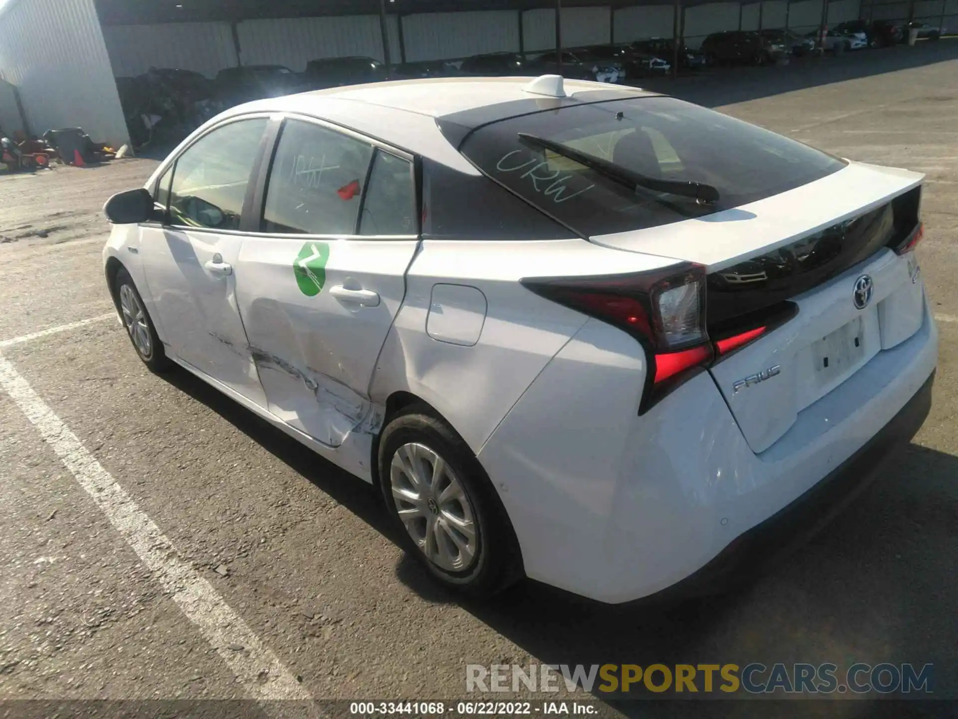 3 Photograph of a damaged car JTDKAMFU2M3149943 TOYOTA PRIUS 2021