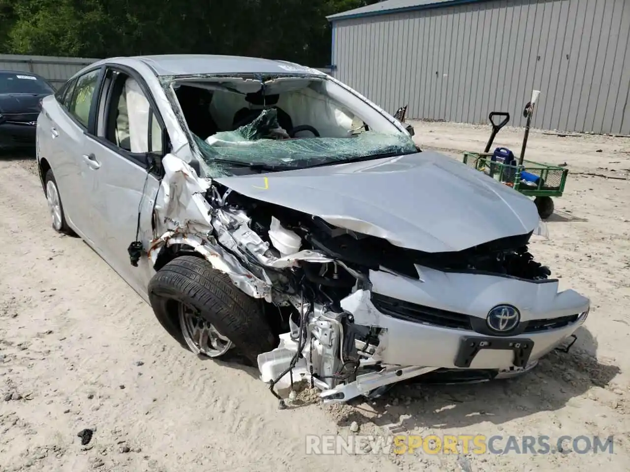 1 Photograph of a damaged car JTDKAMFU2M3150901 TOYOTA PRIUS 2021