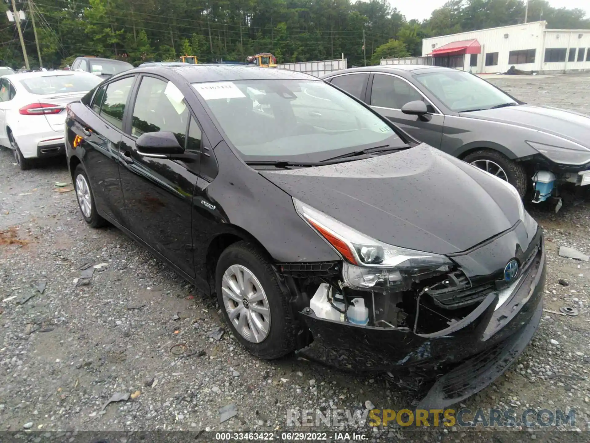 1 Photograph of a damaged car JTDKAMFU2M3151613 TOYOTA PRIUS 2021