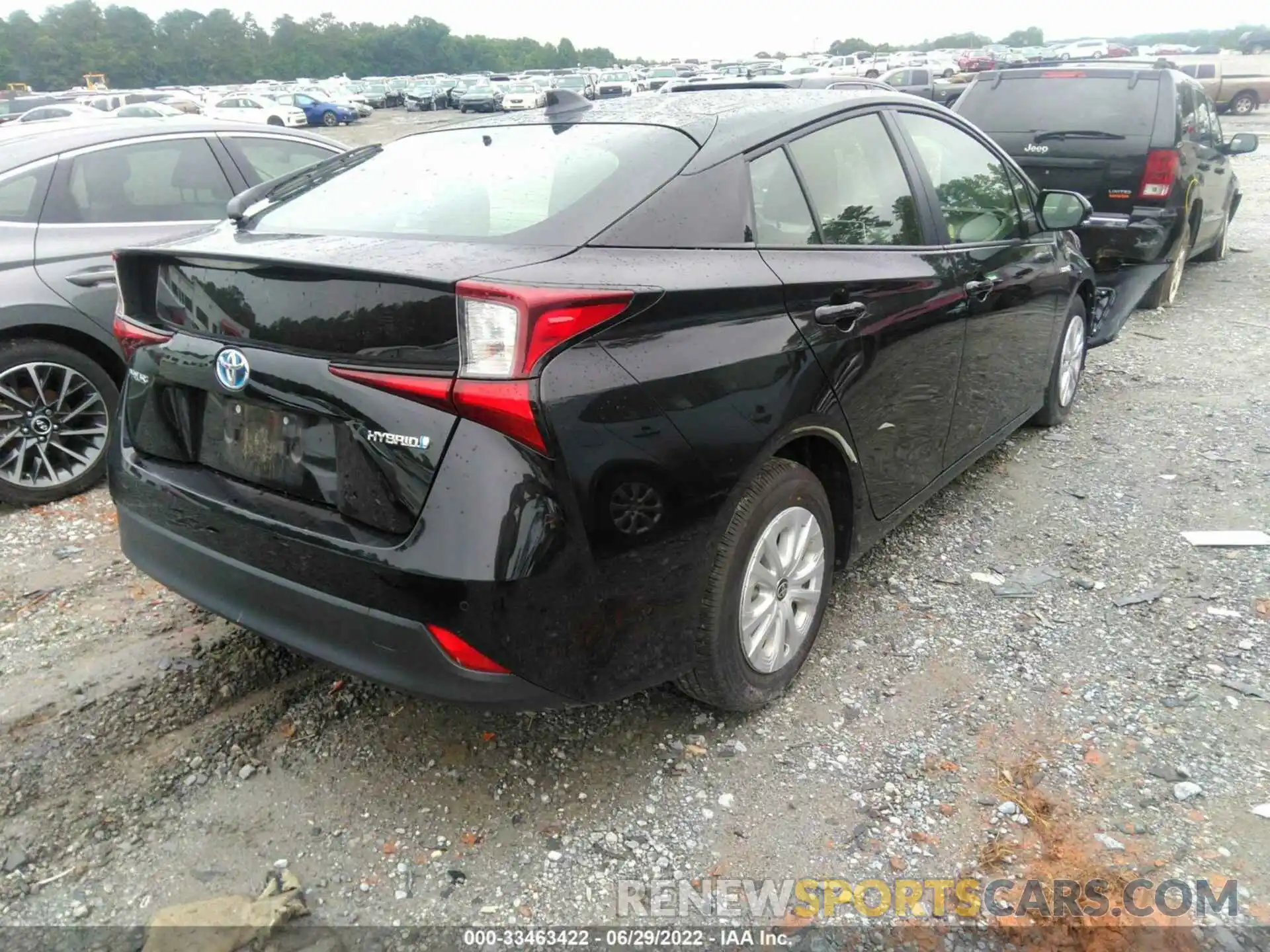 4 Photograph of a damaged car JTDKAMFU2M3151613 TOYOTA PRIUS 2021