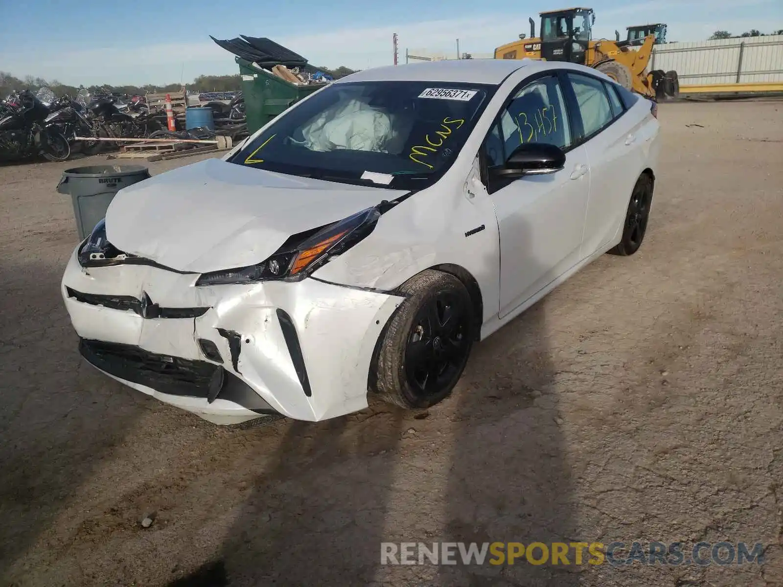 2 Photograph of a damaged car JTDKAMFU3M3127918 TOYOTA PRIUS 2021