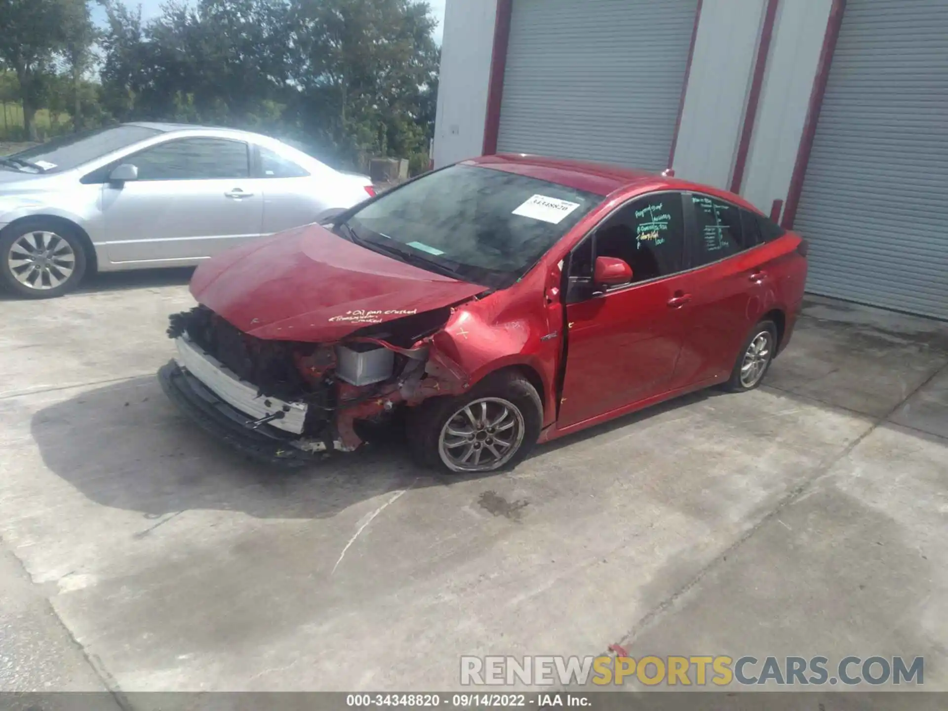 2 Photograph of a damaged car JTDKAMFU3M3128695 TOYOTA PRIUS 2021