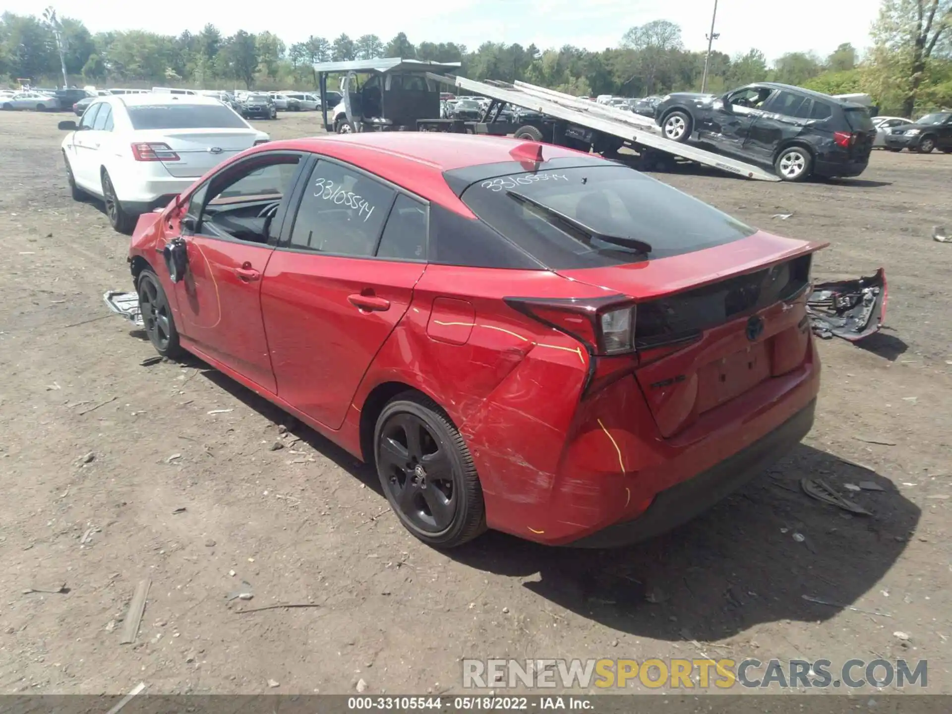 3 Photograph of a damaged car JTDKAMFU3M3129071 TOYOTA PRIUS 2021