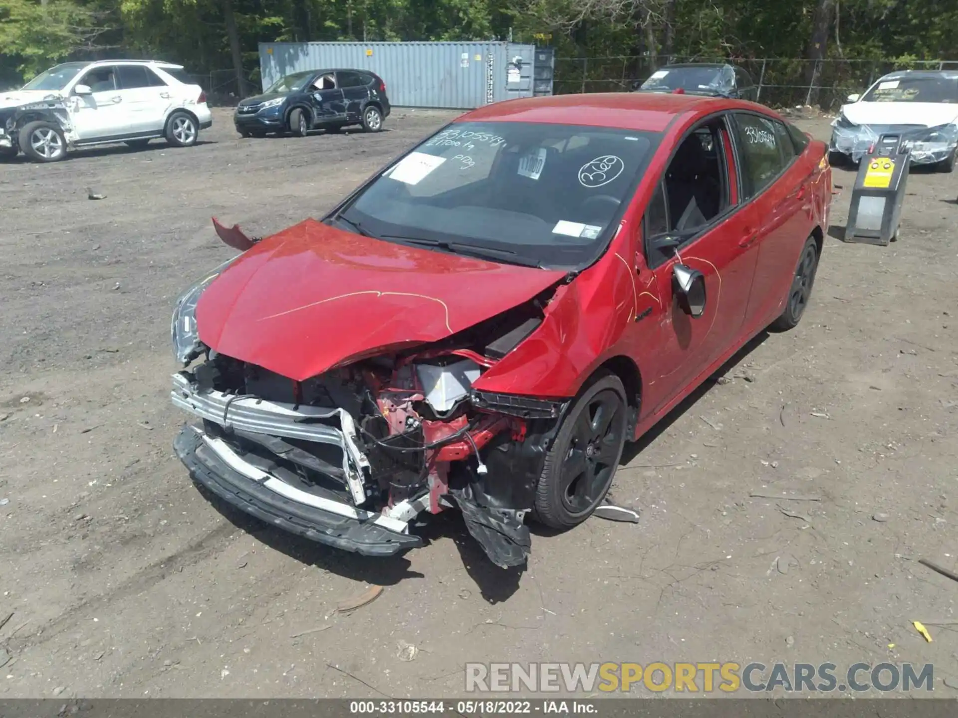 6 Photograph of a damaged car JTDKAMFU3M3129071 TOYOTA PRIUS 2021