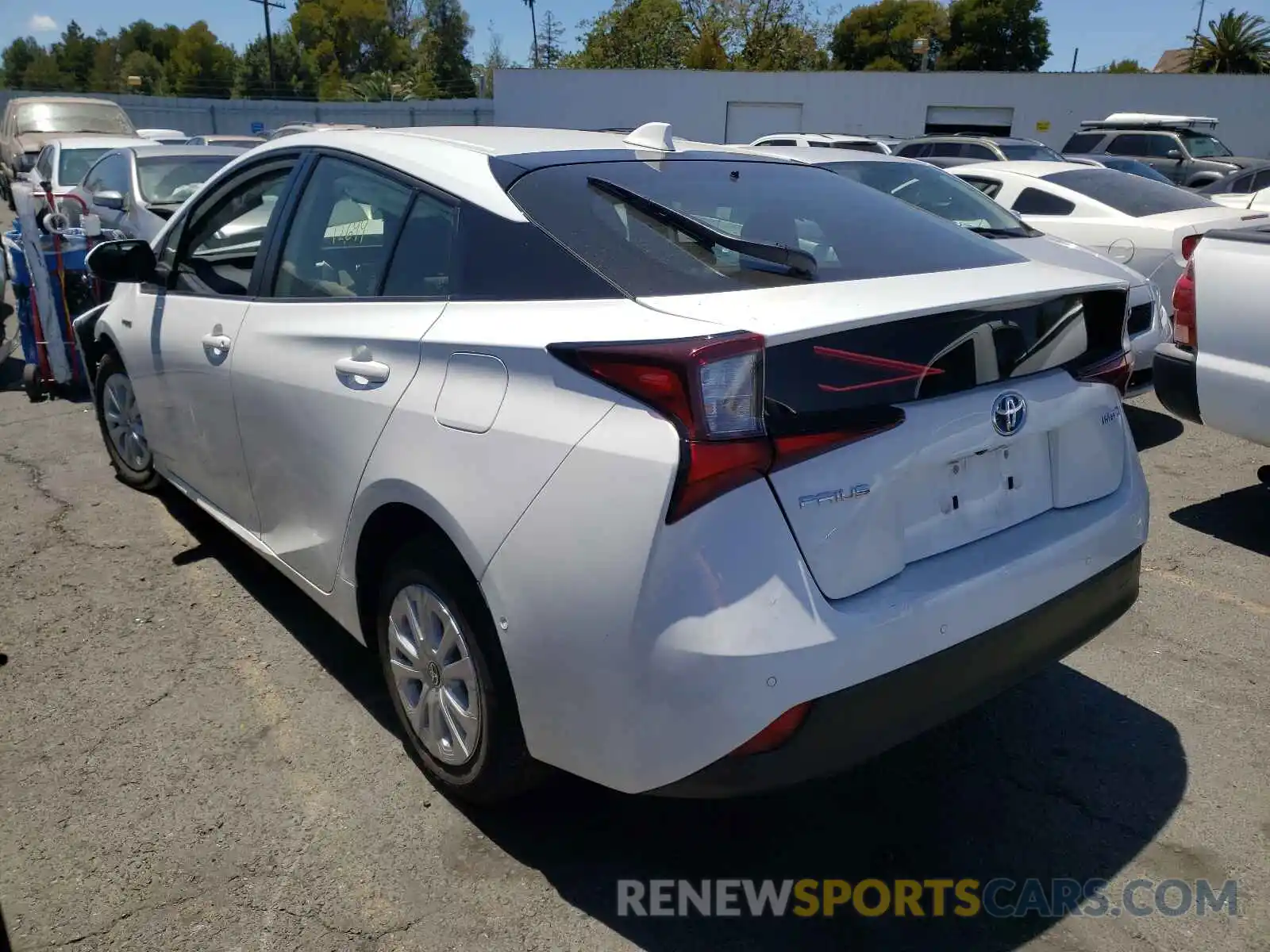 3 Photograph of a damaged car JTDKAMFU3M3129698 TOYOTA PRIUS 2021