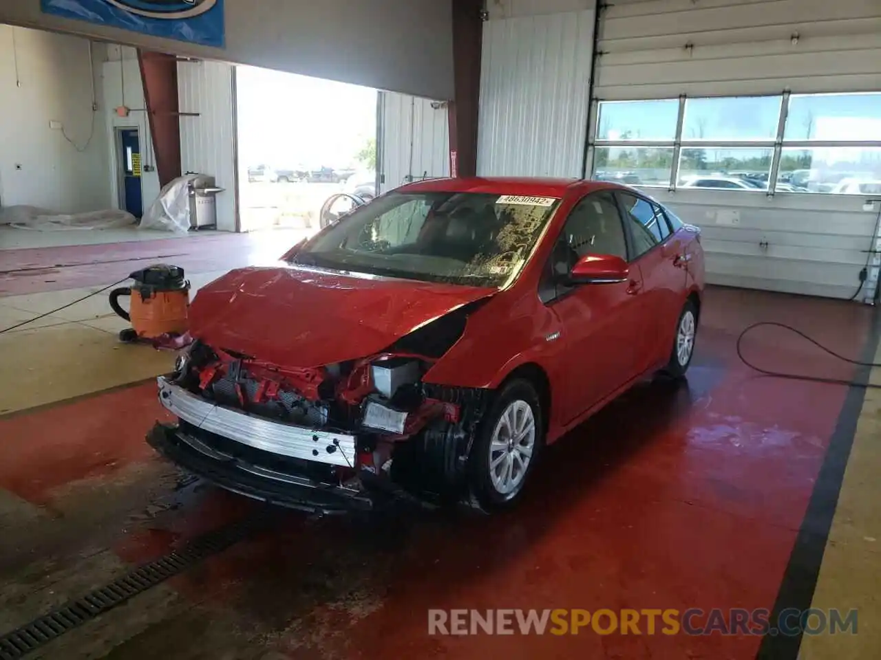 2 Photograph of a damaged car JTDKAMFU3M3130401 TOYOTA PRIUS 2021