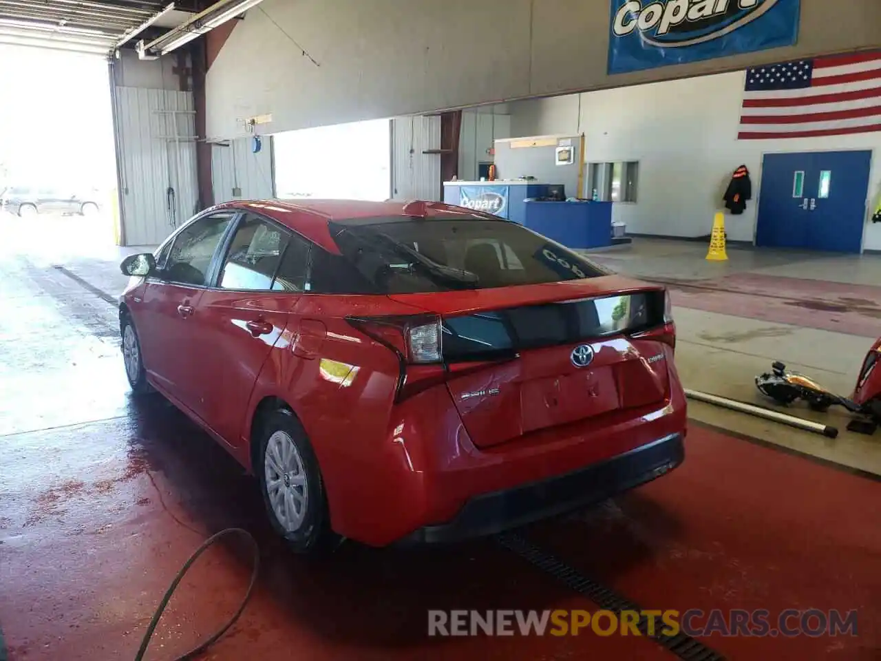 3 Photograph of a damaged car JTDKAMFU3M3130401 TOYOTA PRIUS 2021