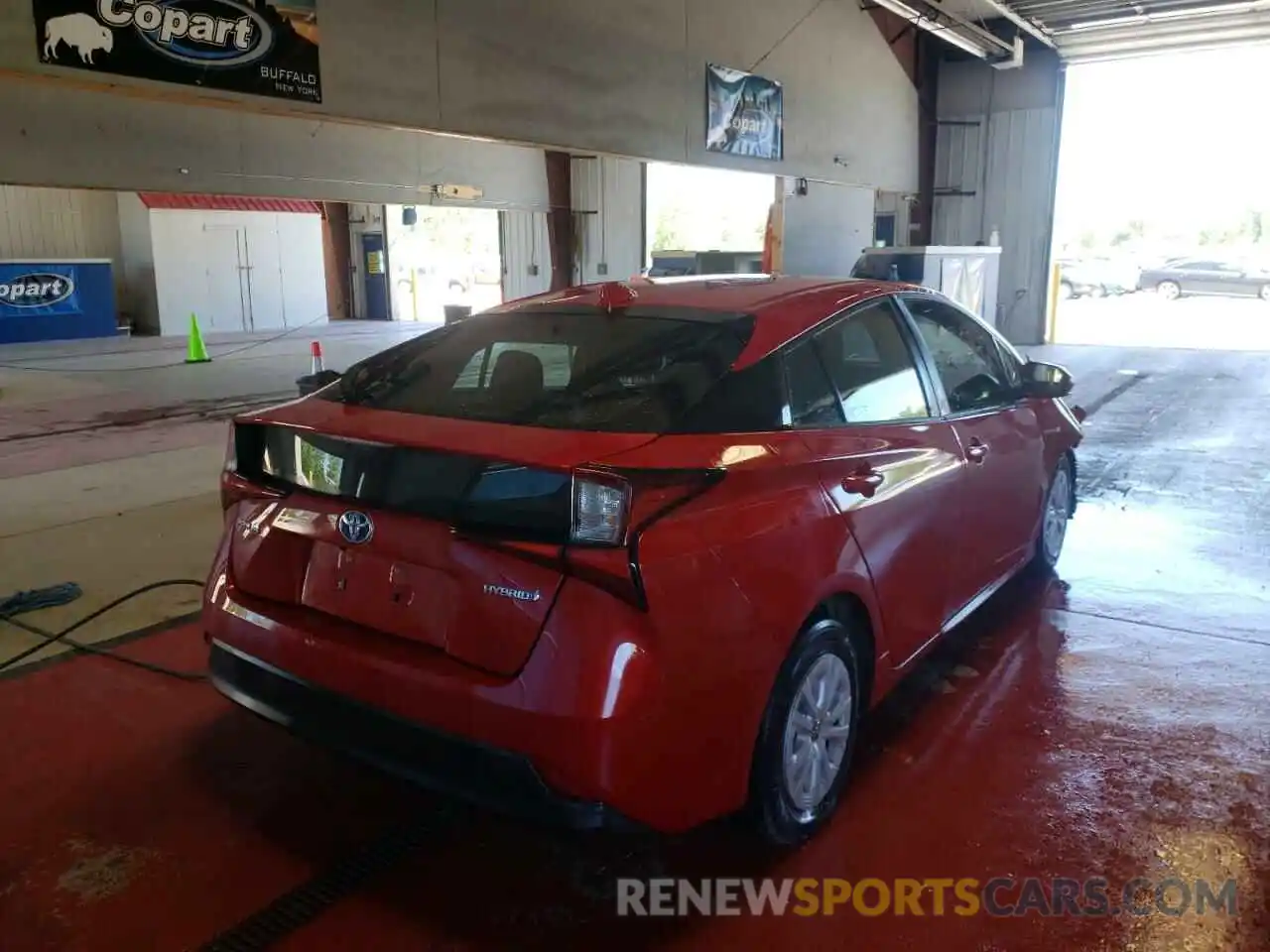 4 Photograph of a damaged car JTDKAMFU3M3130401 TOYOTA PRIUS 2021