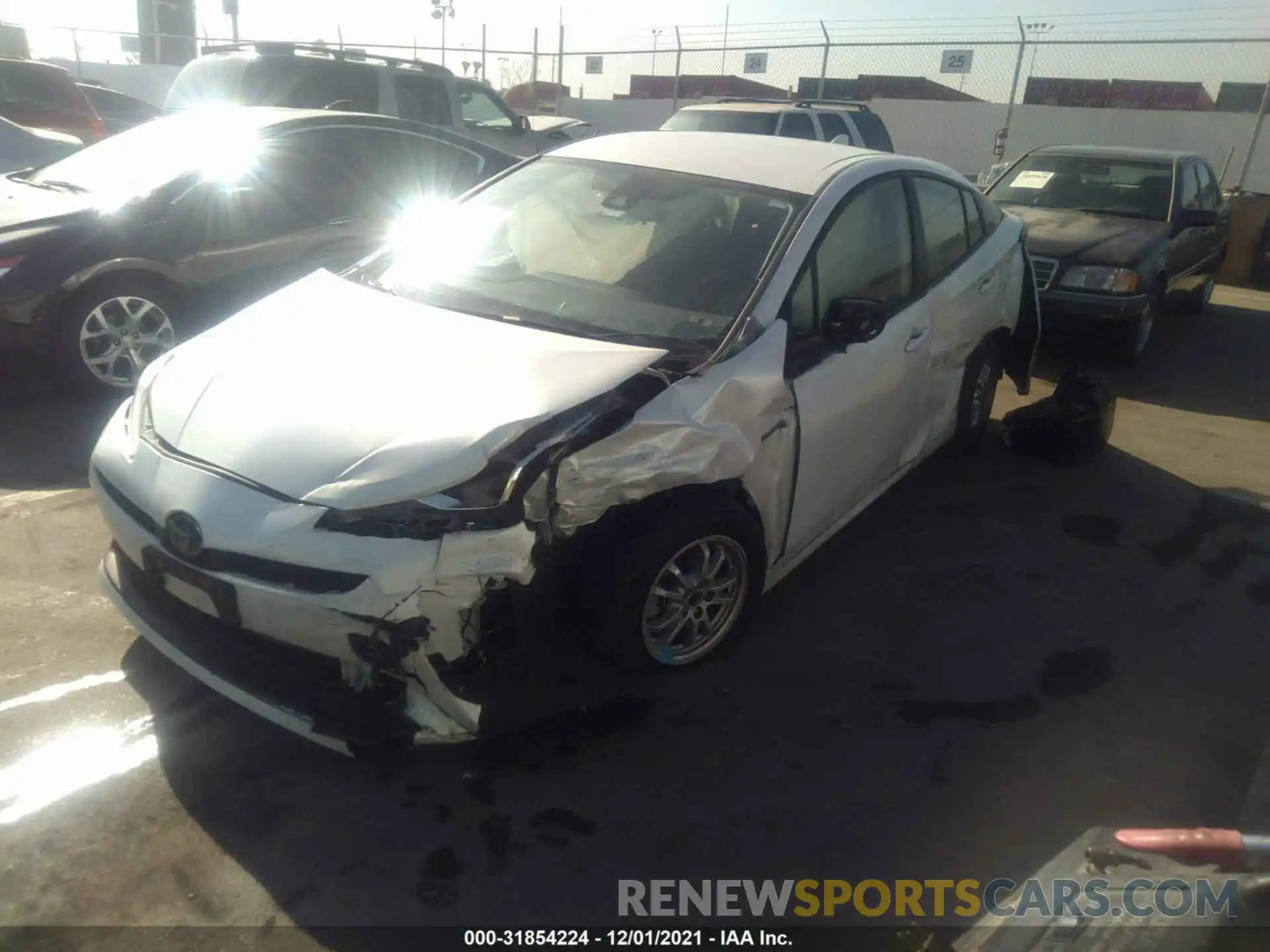 2 Photograph of a damaged car JTDKAMFU3M3132410 TOYOTA PRIUS 2021