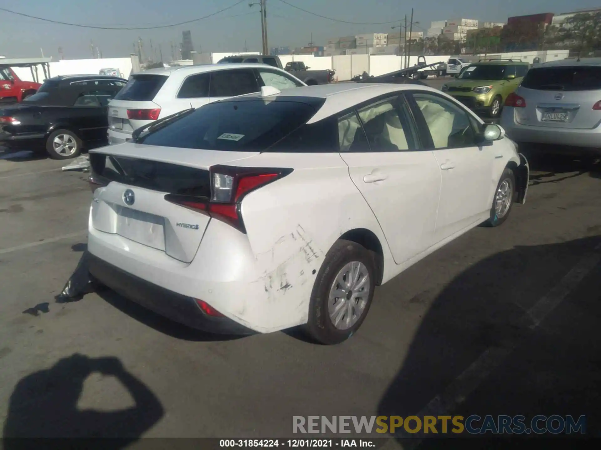 4 Photograph of a damaged car JTDKAMFU3M3132410 TOYOTA PRIUS 2021