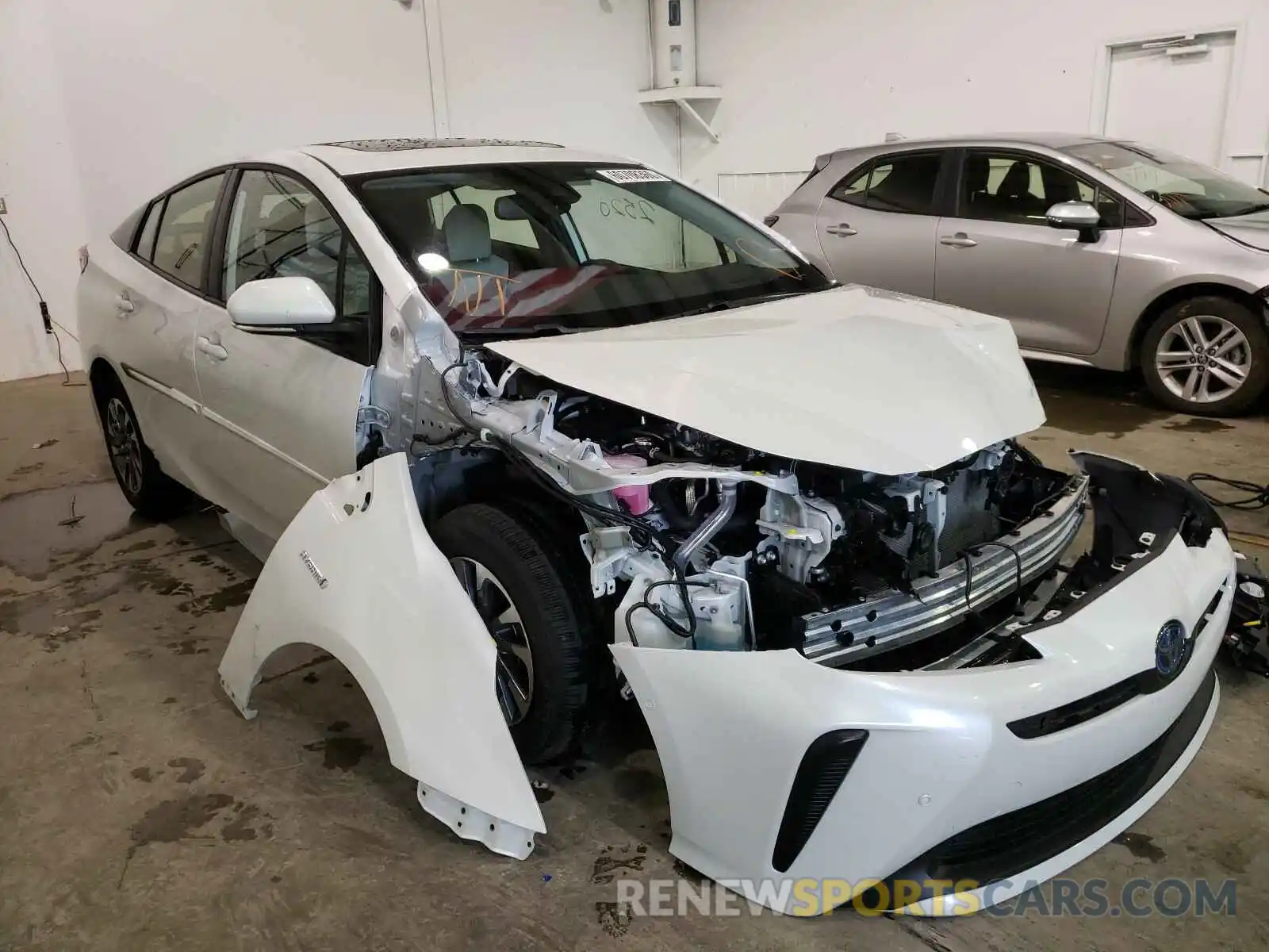 1 Photograph of a damaged car JTDKAMFU3M3132424 TOYOTA PRIUS 2021