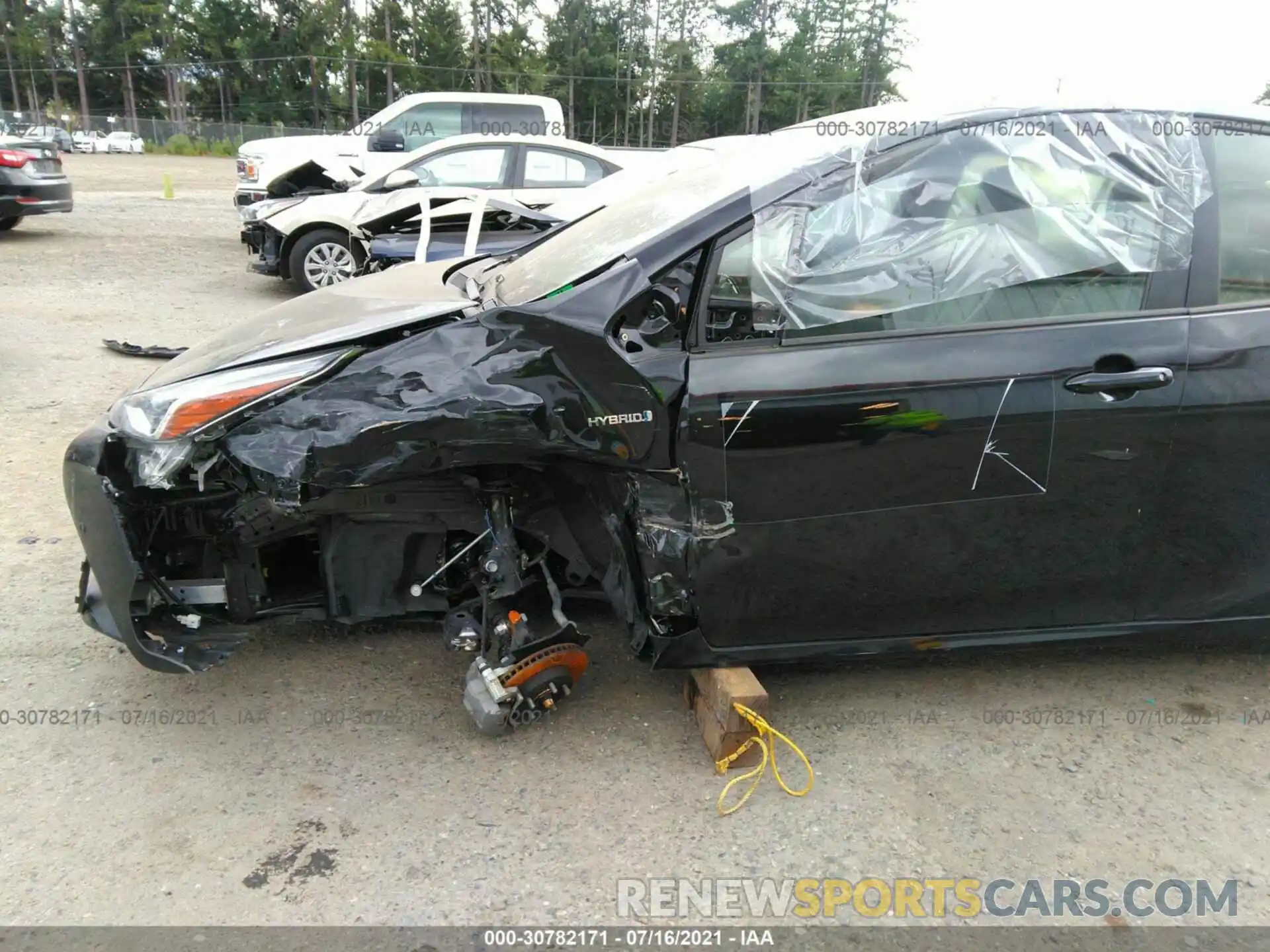 6 Photograph of a damaged car JTDKAMFU3M3136280 TOYOTA PRIUS 2021