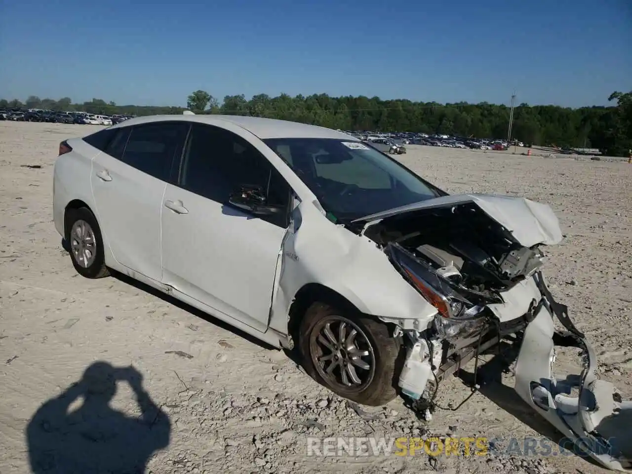 1 Photograph of a damaged car JTDKAMFU3M3138501 TOYOTA PRIUS 2021