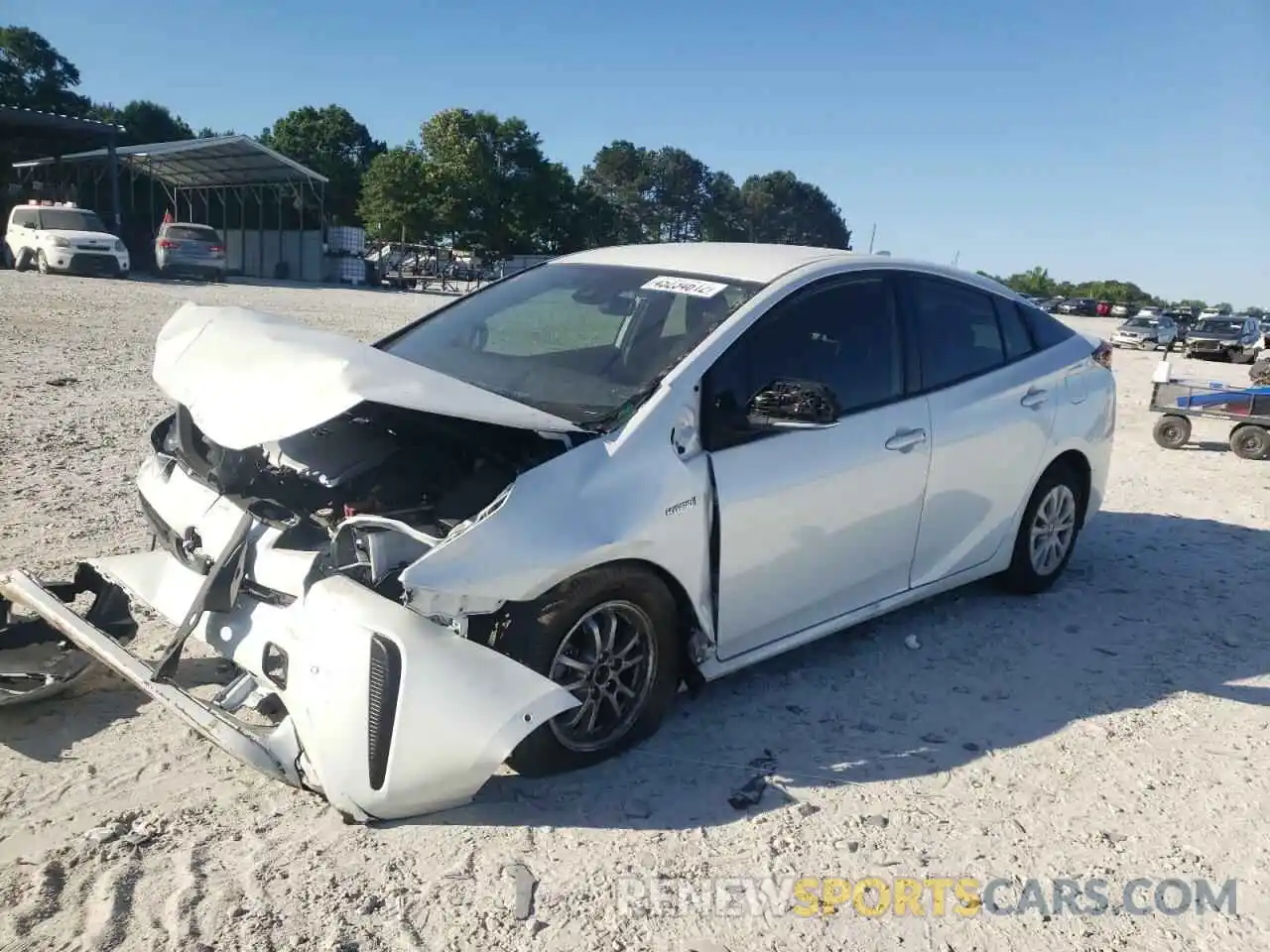 2 Photograph of a damaged car JTDKAMFU3M3138501 TOYOTA PRIUS 2021