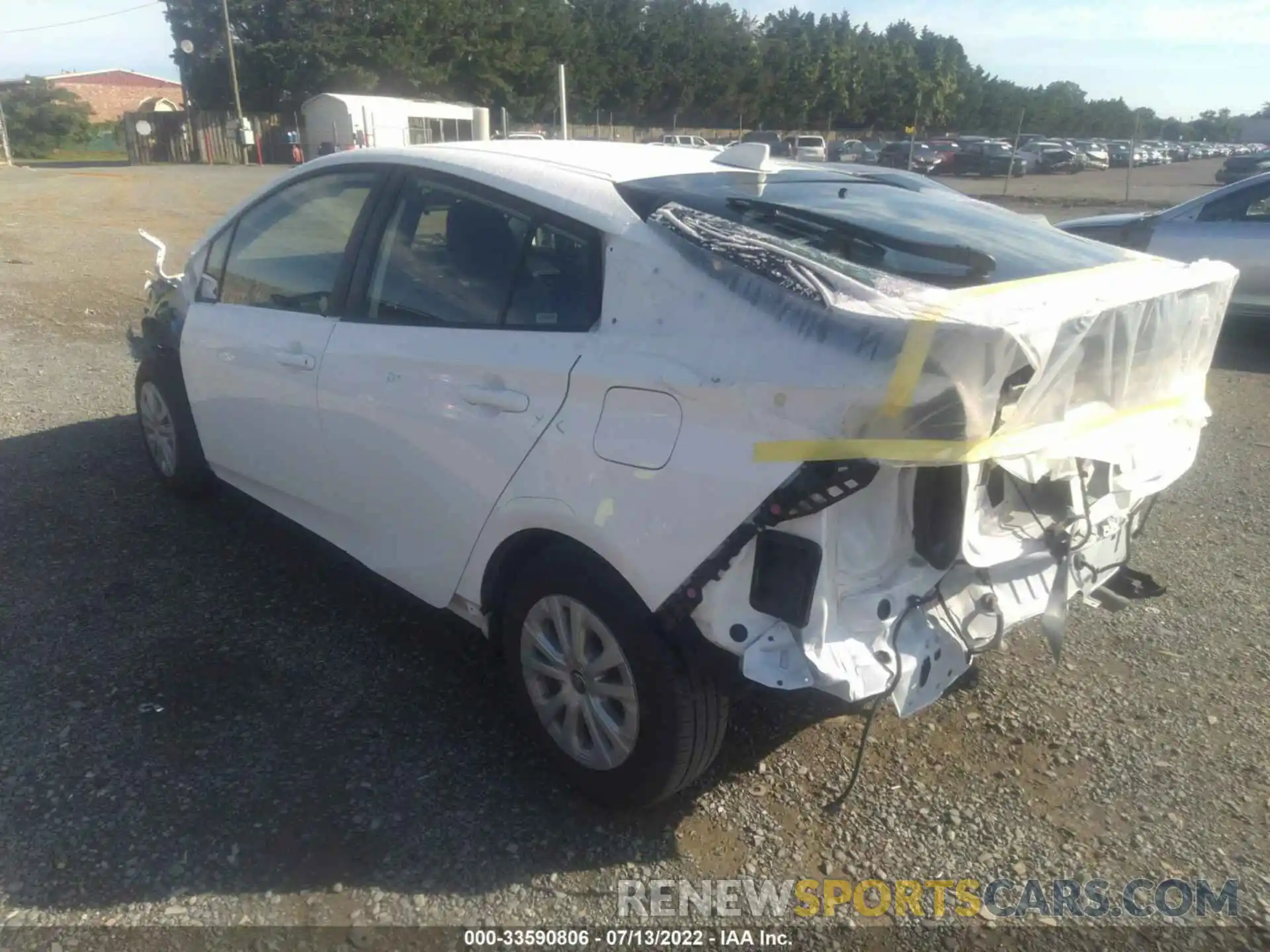 3 Photograph of a damaged car JTDKAMFU3M3140071 TOYOTA PRIUS 2021