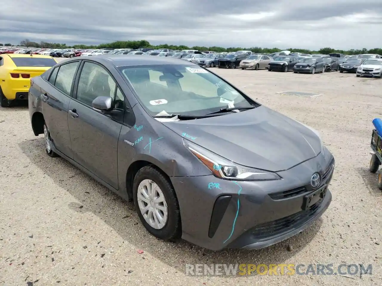 1 Photograph of a damaged car JTDKAMFU3M3140216 TOYOTA PRIUS 2021