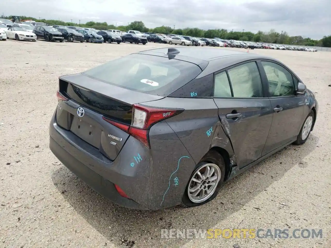 4 Photograph of a damaged car JTDKAMFU3M3140216 TOYOTA PRIUS 2021