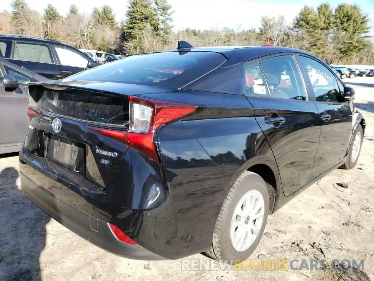 4 Photograph of a damaged car JTDKAMFU3M3140250 TOYOTA PRIUS 2021